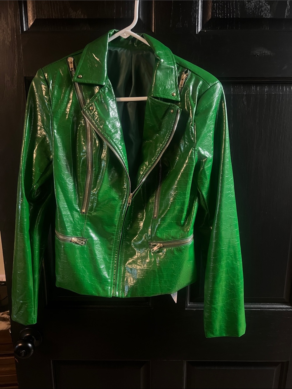Women's faux leather jacket